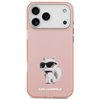 Karl Lagerfeld IML Aquarelle Choupette & Logo MagSafe case for iPhone 17 Pro pink