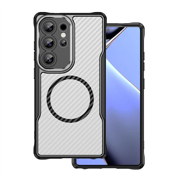 Defender Carbon Mag case for Xiaomi Redmi 15 4G EU / 15 5G EU (171,08 x 82,05 x 8,55) black