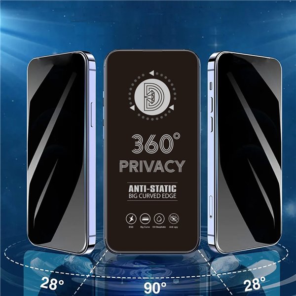 Tempered glass Privacy 360 for iPhone 15 Pro Max