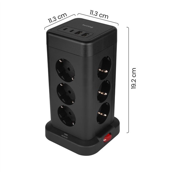 Huslog Vertical power strip