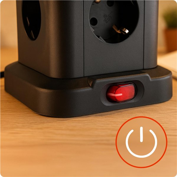 Huslog Vertical power strip