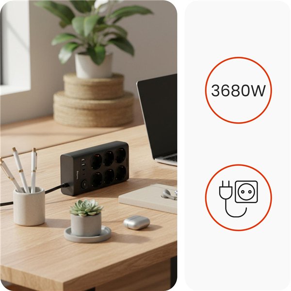 Huslog Flat power strip