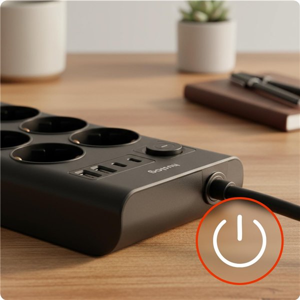 Huslog Flat power strip