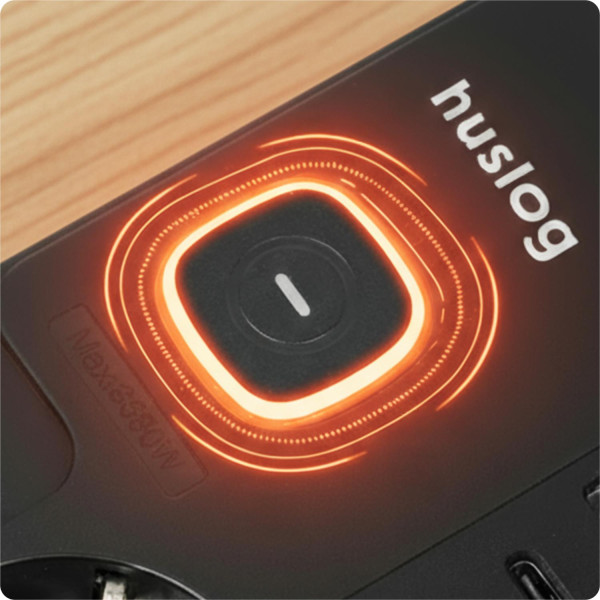 Huslog Power strip with 5 switches