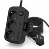 Huslog Power strip with phone holder HUS1056