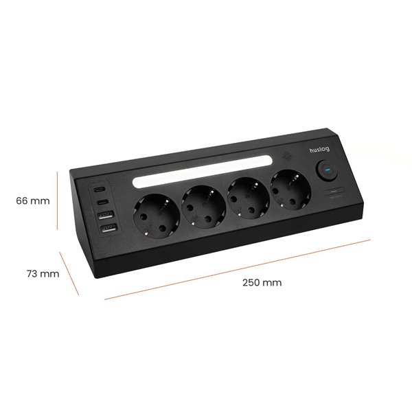 Huslog Power strip with LED