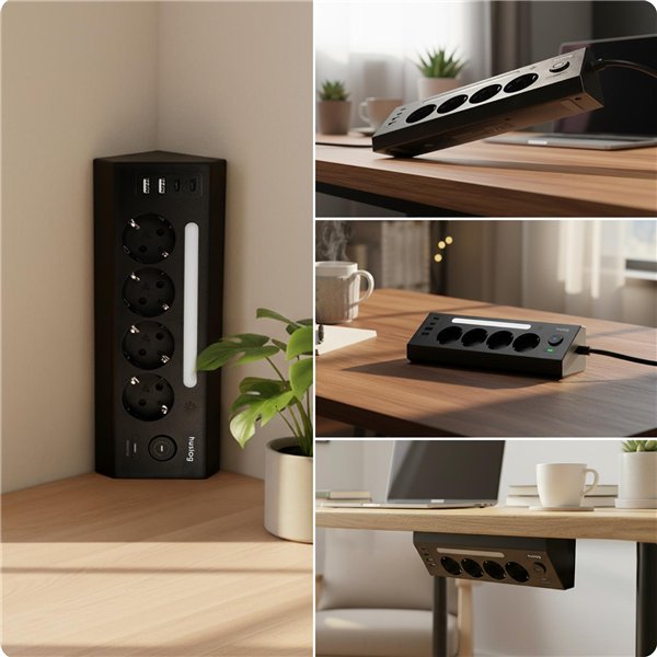 Huslog Power strip with LED