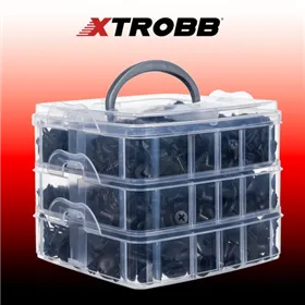 Automašīnu klipšu komplekts + novilcējs Xtrobb 24297