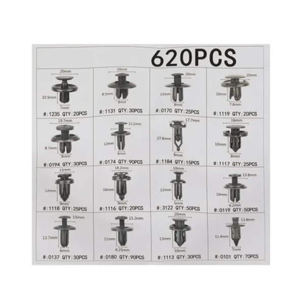 Automašīnu klipšu komplekts + novilcējs Xtrobb 24297