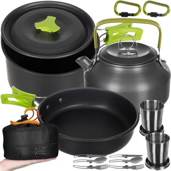 Tourist tableware Trizand 23667 18 pcs.