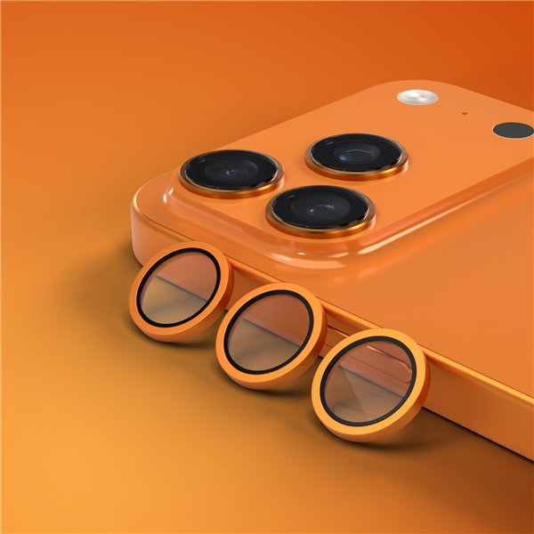 Etteri camera lens protector for iPhone 17 Pro / 17 Pro Max orange