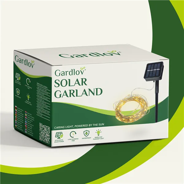 Solar garland 15m IP44 Gardlov 24007