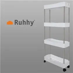 Kitchen/bathroom shelf on wheels Ruhhy 24291