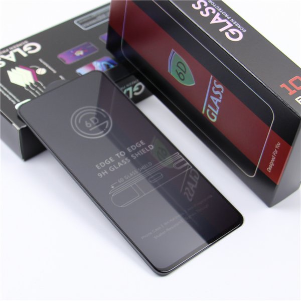 Tempered glass 6D for Samsung Galaxy S26 Plus black frame 10in1