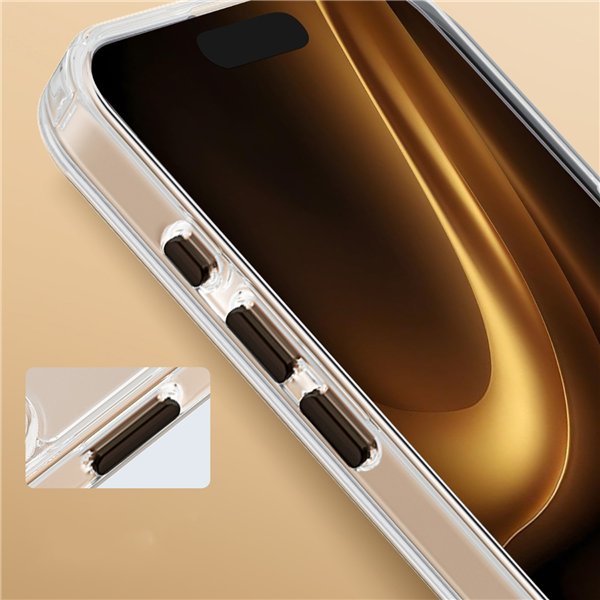 Clear Thin Mag case for Samsung Galaxy S26 black