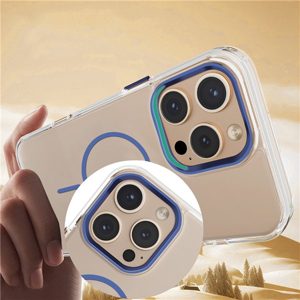 Clear Thin Mag case for Samsung Galaxy S26 blue