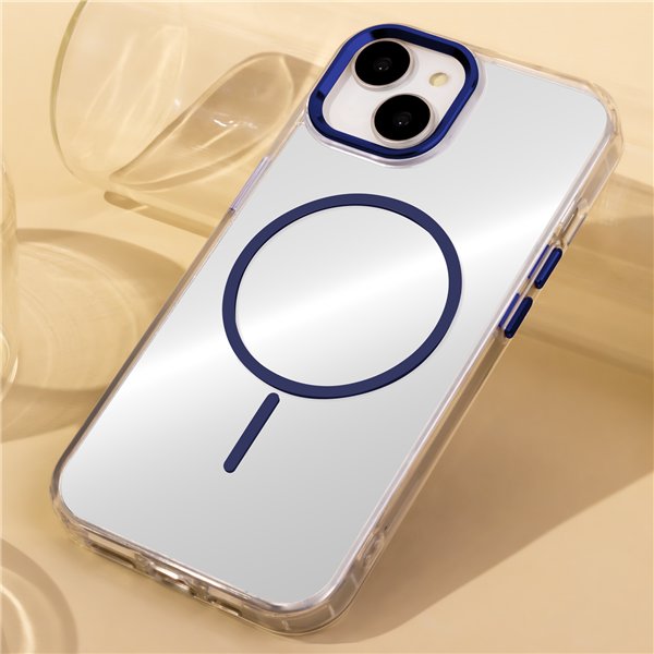 Clear Thin Mag case for Samsung Galaxy S26 Plus blue