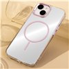 Clear Thin Mag case for Samsung Galaxy S26 Plus pink