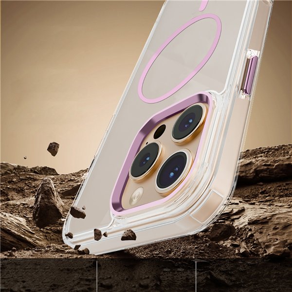 Clear Thin Mag case for Samsung Galaxy S26 Ultra pink