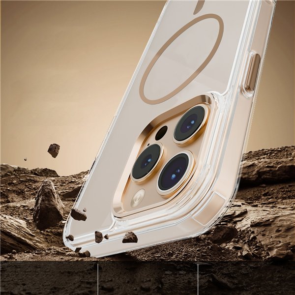 Clear Thin Mag case for Samsung Galaxy S26 Plus gold