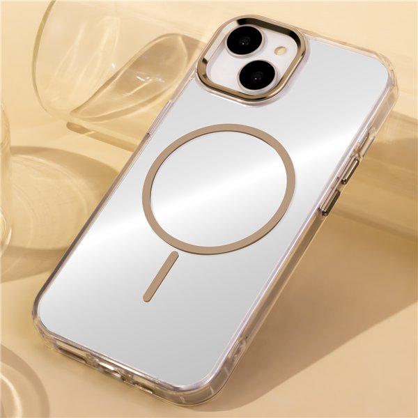 Clear Thin Mag case for Samsung Galaxy S26 Ultra gold