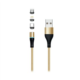 Setty USB magnetic cable 2m 2A gold