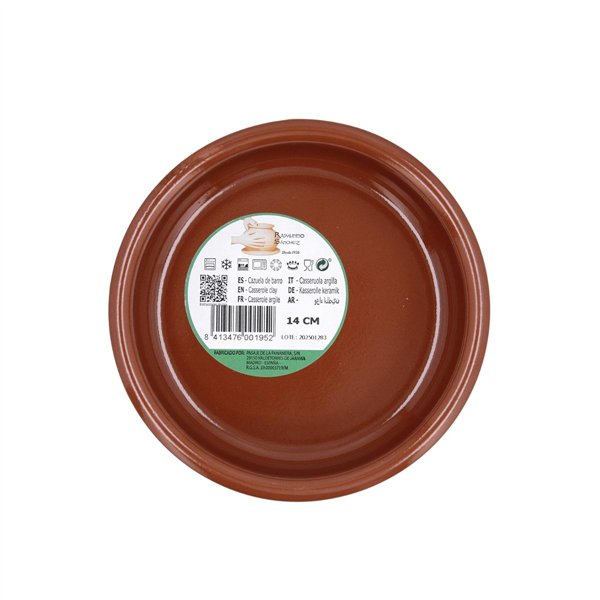 Saucepan Raimundo Brown 300 ml Baked clay (14 cm)