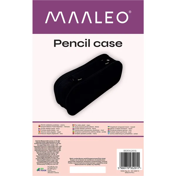 Kahekordne pikendatav pinal - must Maaleo 24516