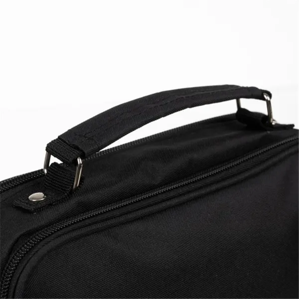 Double extendable pencil case - black Maaleo 24516