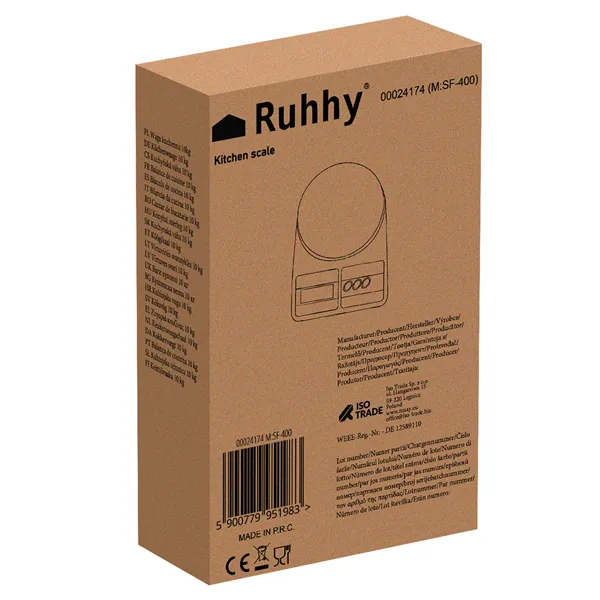 Kitchen scale 10kg Ruhhy 24174