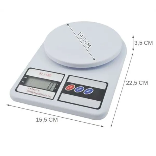 Virtuvės svarstyklės 10 kg Ruhhy 24174