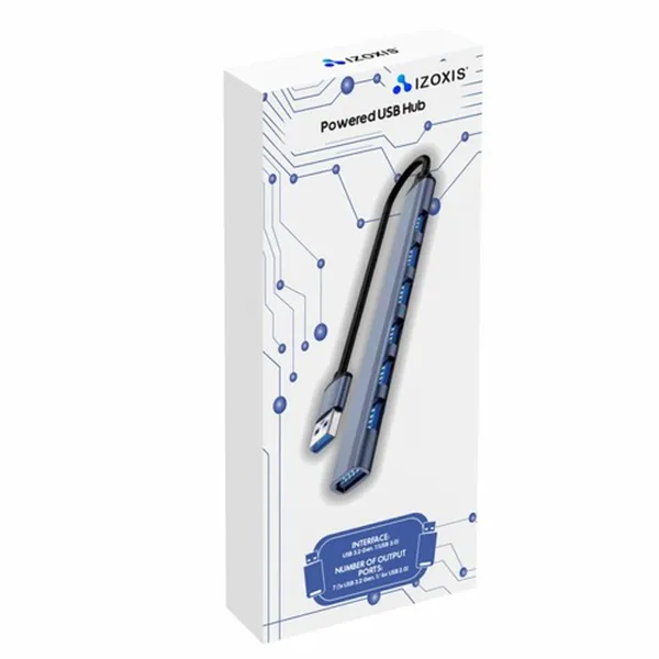 HUB USB- 1 port 3.2 + 6 ports 2.0 Izoxis 24374
