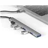 HUB USB- 1 port 3.2 + 6 ports 2.0 Izoxis 24374