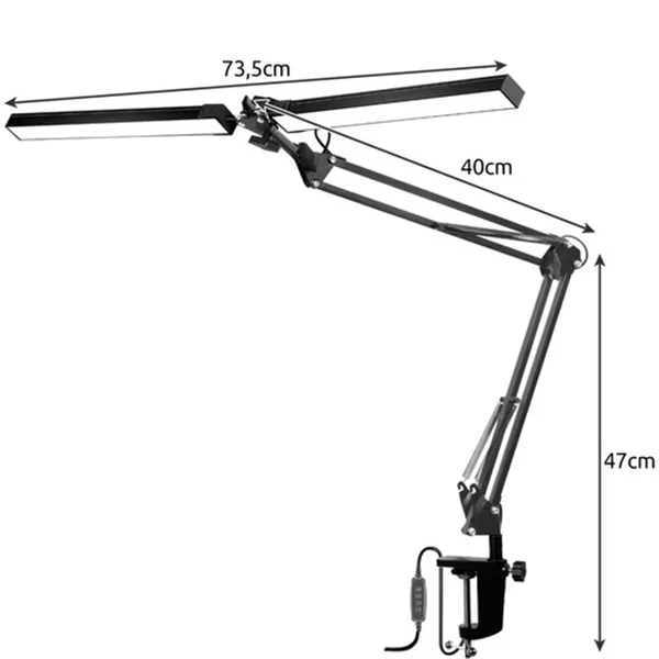 Izoxis 24223 rasēšanas galda lampa