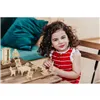 Wooden doll furniture set 34 pieces 23542
