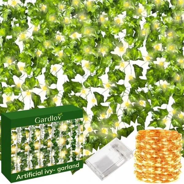 Mākslīgā efeja + LED Gardlov 24538