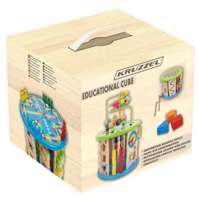 Koka izglītojošais kubs Kruzzel 24670
