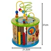 Wooden educational cube Kruzzel 24670