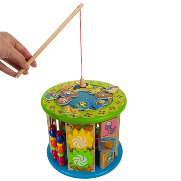 Wooden educational cube Kruzzel 24670