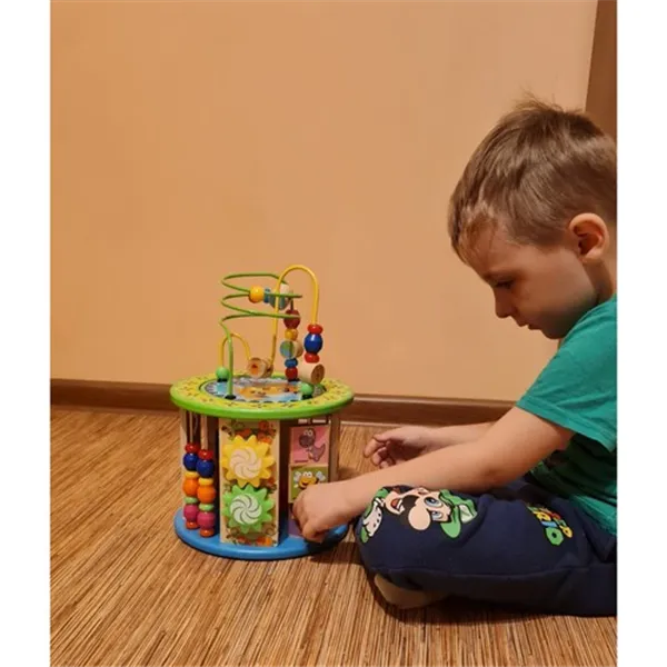Wooden educational cube Kruzzel 24670