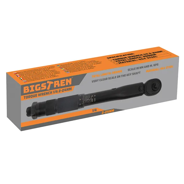 Torque wrench 1/4 2-24Nm Bigstring 24591