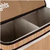 Bamboo laundry basket - two-chamber Ruhhy 24269