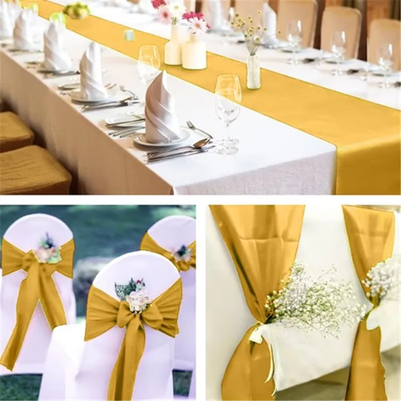 Satin table runner 900x36cm Ruhhy 25065