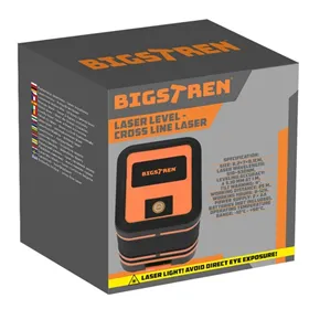 Lāzera līmeņrādis - Bigstreena 24293 krustveida lāzers