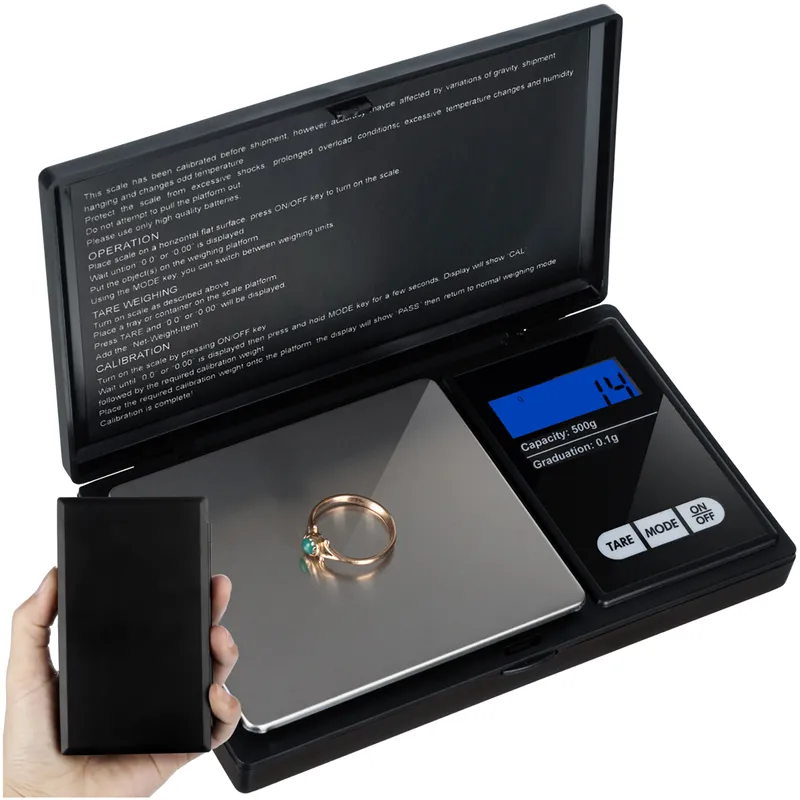 Taskuvaaka 500 x 0,1 g läpällä 23573