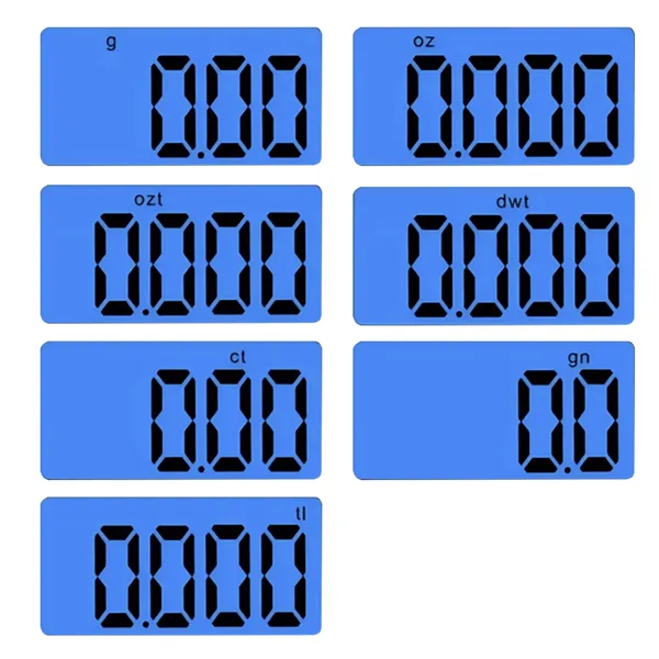 Taskuvaaka 500 x 0,1 g läpällä 23573