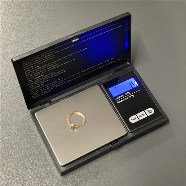 Taskuvaaka 500 x 0,1 g läpällä 23573