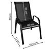 Set of garden chairs - 4 pcs. Gardlov 25415
