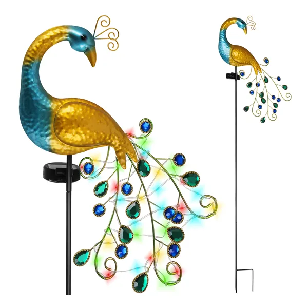 Gardlov 25281 peacock solar lamp