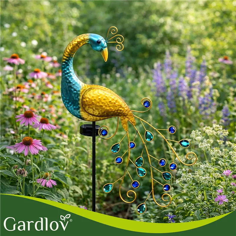 Gardlov 25281 peacock solar lamp